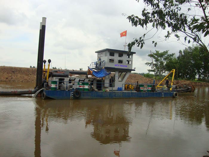 Nạo vét kênh Tri Tôn - An Giang